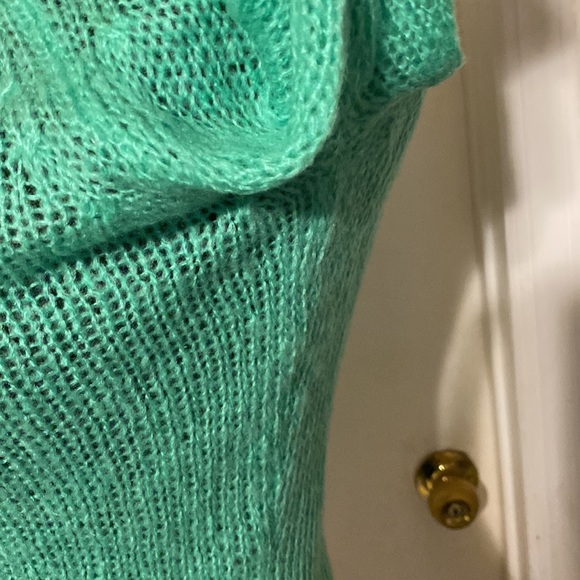 WOODEN SHIPS PAOLA BUENDIA WOMEN,S SWEATER SIZE S/M COLOR GREEN - Picture 8 of 11